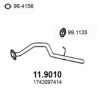 DAIHA 1743097406 Exhaust Pipe